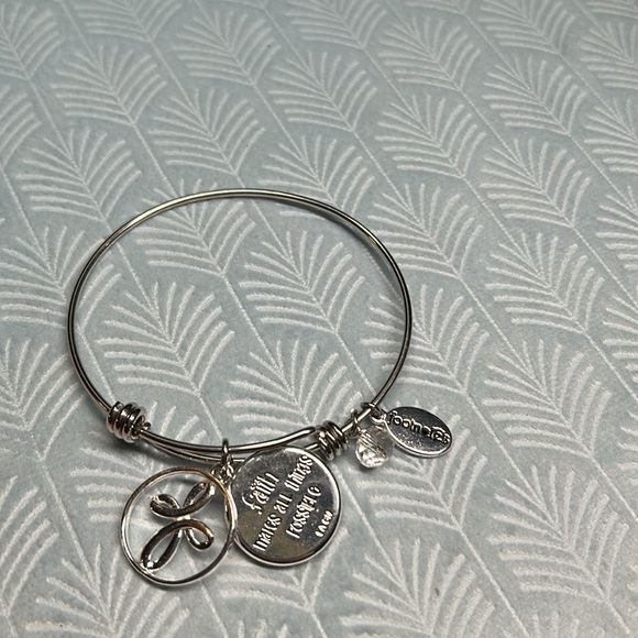 Foot notes silver charm bracelet - Picture 7 of 8